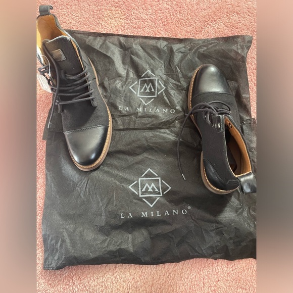 NEW 8.5 Mens LA MILANO DRESS BOOTS🔥 - Picture 5 of 8